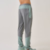Custom Jogger Sweatpants | Color Mixed Slim Fit Nylon Zipper Pants Manufacturer