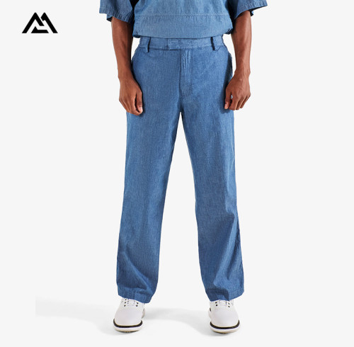 Custom Men's Golf Pants Manufacturer | Relaxed Straight Leg Golf Trousers Wholesale