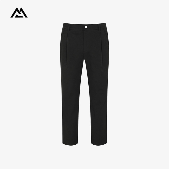 Wholesale Men's Pleated Golf Slacks | Custom Logo Tapered Trousers Manufacturer
