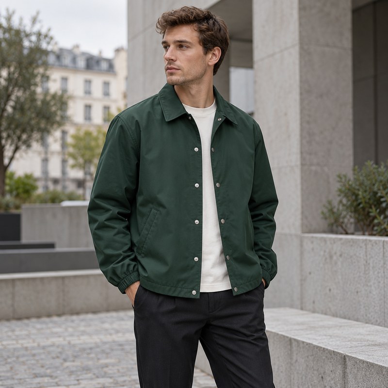 Coach Jacket Production: Snap-Front Heritage for Streetwear