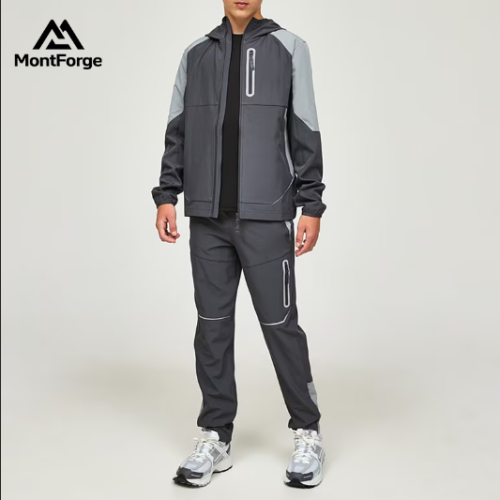 Kids tracksuits sets Manufacturer | Waterproof Windproof Lightweight Jacket Set Clothing Manufacturer