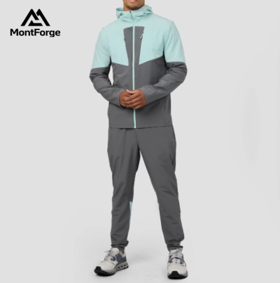 Customised Men's Sportswear Polyester Jogging Suit | Outdoor Training Running Sportswear Set