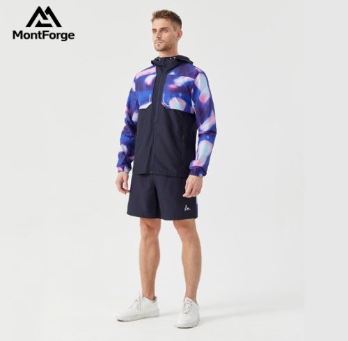 Customised digitally printed men's sportswear | Polyester Nylon Jackets Manufacturer