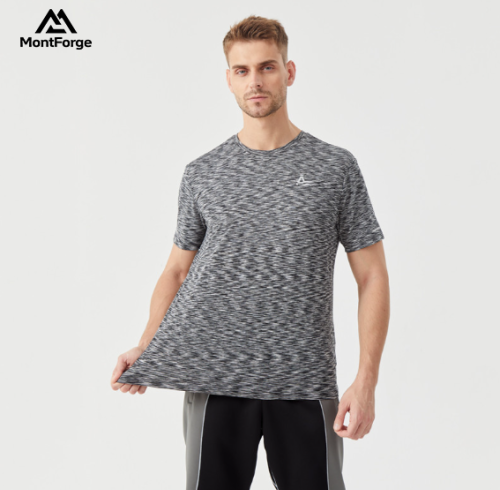 Custom Logo Quick Dry T-Shirt | Breathable Stretch Men's Running Fitness T-Shirt