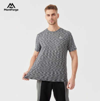 Custom Logo Quick Dry T-Shirt | Breathable Stretch Men's Running Fitness T-Shirt