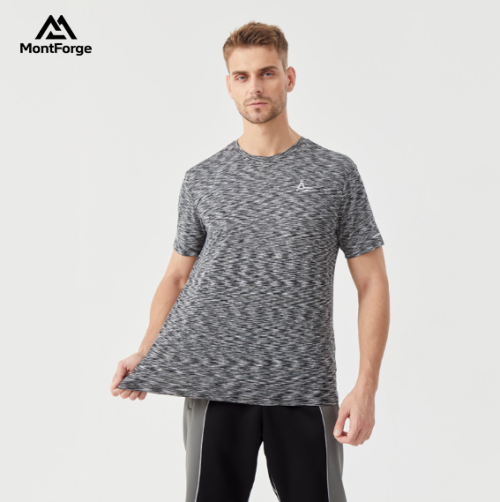Custom Logo Quick Dry T-Shirt | Breathable Stretch Men's Running Fitness T-Shirt