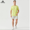 Custom Sports Running T-shirts | Polyester Spandex Breathable Mens Fitness Gym T-shirts