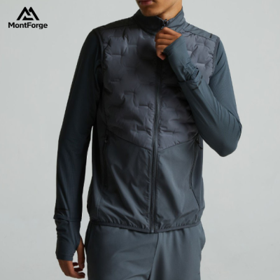 Custom Men's Down Vest High-quality ultra-warm thickened down vest Men's winter zip-up vest