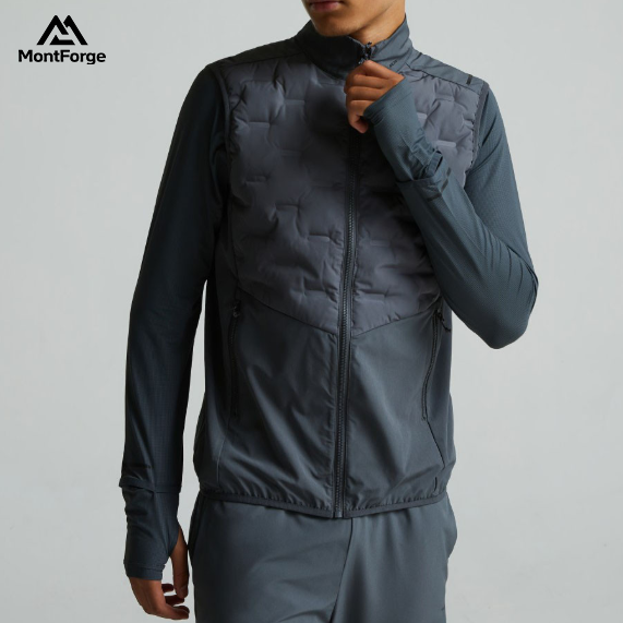 Custom Men's Down Vest High-quality ultra-warm thickened down vest Men's winter zip-up vest