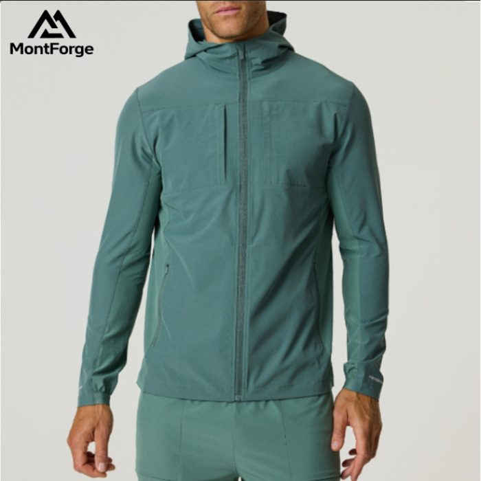 Customized Fitness Apparel Manufacturer | OEM Nylon Spandex Lightweight Reflective Heat Transfer Sports Jacket