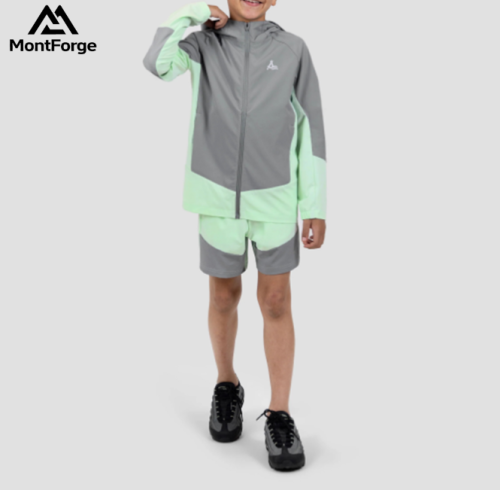 Custom Boys Lightweight Sports Jacket & Shorts | Outdoor Activewear OEM