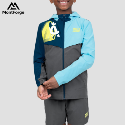 Custom polyester fibre boys' waterproof outdoor jacket | Lightweight and comfortable sportswear