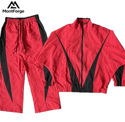 Outdoor Wear Custom Tracksuit Manufacturer | Man Street Woven Windbreaker Tracksuit