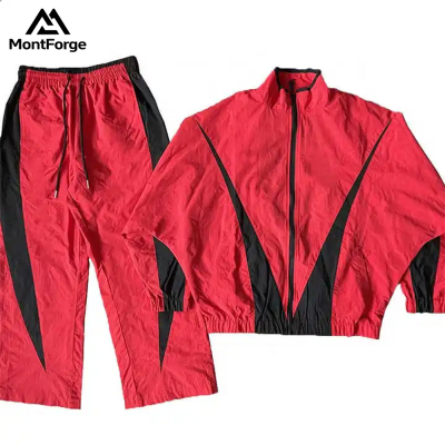 Outdoor Wear Custom Tracksuit Manufacturer | Man Street Woven Windbreaker Tracksuit