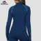 China Sportswear Yoga Manufacturer | Custom Women's Quarter Zips  Comfortable Breathable Gym Long Sleeves