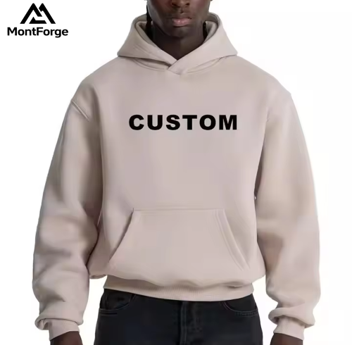 Custom Men's Oversize hoodie wholesale manufacturer | custom Logo Solid hoodies in bulk