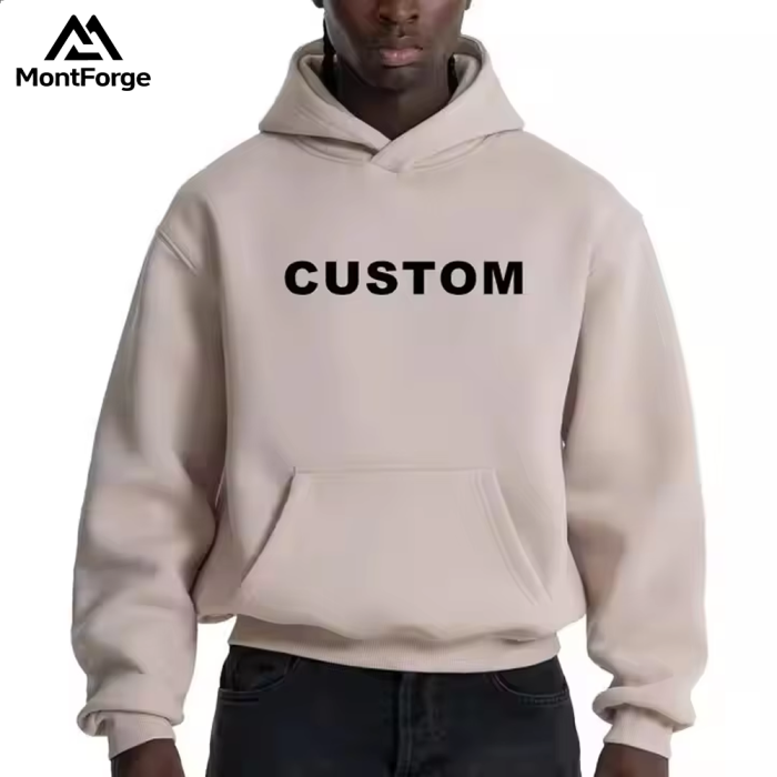 Custom Men's Oversize hoodie wholesale manufacturer | custom Logo Solid hoodies in bulk