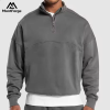 Custom Brand Pullover Hoodie manufacturer | Men's Zip Collar hoodies wholesale bulk Supplier