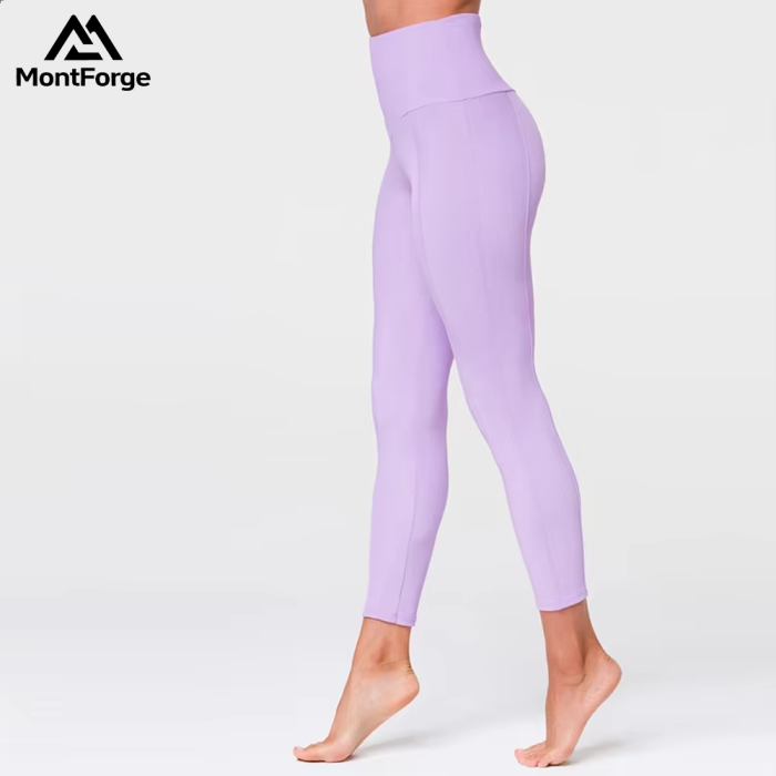 Activewear Yoga Pants Manufacturer | Women Ribbed Leggings High Waist Stretch Gym Yoga Pants