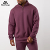 Custom Logo Wholesale Pullover Supplier | Men's Casual Quarter-Zip Sweatshirt