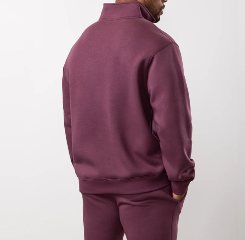 Custom Logo Wholesale Pullover Supplier | Men's Casual Quarter-Zip Sweatshirt