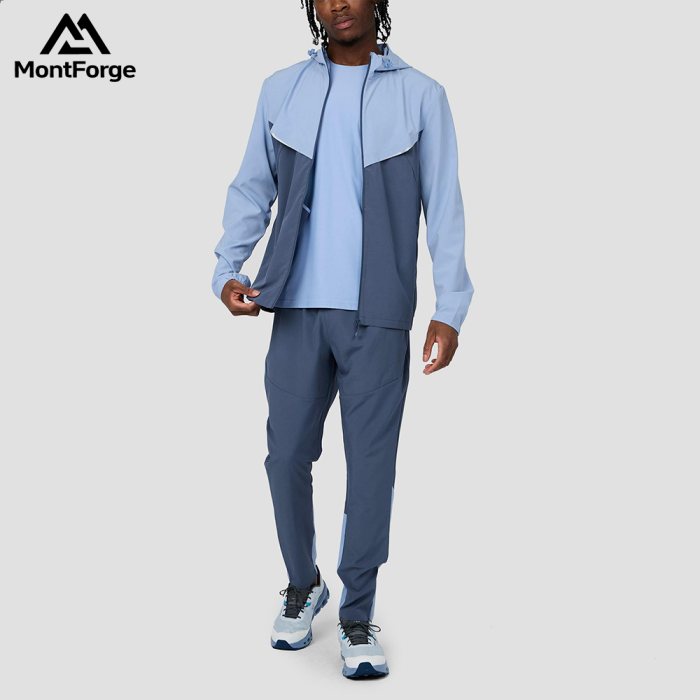 Custom Men's Lightweight Polyester Tracksuit | Elasticated Cuffs Zip Side Pockets Tracksuit For Men