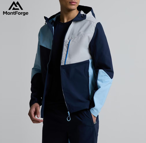Wholesale Custom Color-Block Men's Jacket | Outdoor Panel Jacket Supplier