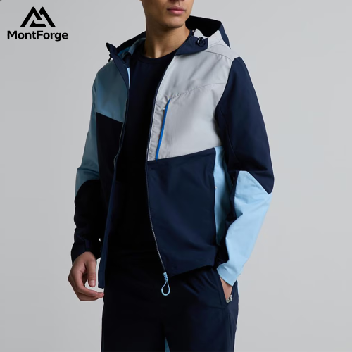 Wholesale Custom Color-Block Men's Jacket | Outdoor Panel Jacket Supplier