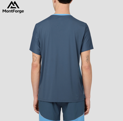 Custom Men Sports T Shirt Manufacturer | Color Block Men's Sports T Shirts