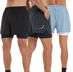 Men Fitness 2 In 1 Shorts Manufacturer | Training Shorts Supplier China