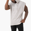 Custom Men's Sleeveless Hoodie | Sleeveless Workout Hoodie Factory