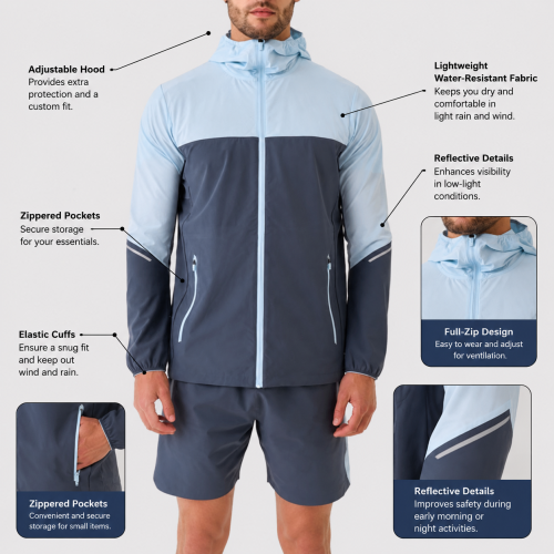 High Quality Lightweight Jacket Manufacturer  | Outdoor Running Jacket Factory