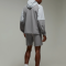 Custom Logo Male Two-Tone Running Sports Set | Wholesale Zip-Up Gym Activewear Manufacturer