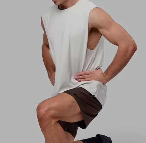 OEM Custom Gym Sports Tank Top Manufacturer | Mens Polyester Spandex Vest Factory