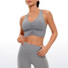 Wholesale Stunning Scrunch Racerback Sports Bra – Special Training Fitness & Yoga Bra For Women