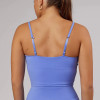 OEM Custom Women's Yoga Tank Top – Quick-Dry Soft Padded Sports Top with Adjustable Straps