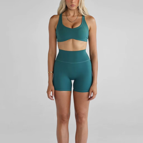 Wholesale Women's 2-Piece Yoga Set – Breathable Lightweight Nylon Spandex Activewear Outfit