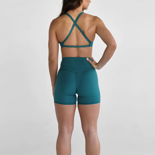 Wholesale Women's 2-Piece Yoga Set – Breathable Lightweight Nylon Spandex Activewear Outfit