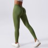 Custom Butt Lifting V Cut Yoga Leggings  – Eco-Friendly High Waisted Scrunch Pantsfor Women