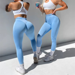 Custom Scrunch Bum Yoga Leggings – High Waist, Cellulite-Hiding Breathable Gym Pants for Women