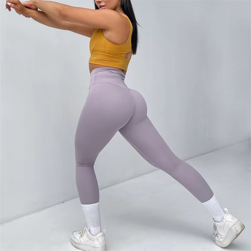 Solid Color Gym Leggings