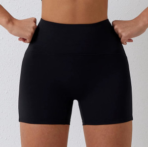 Custom Hip Lifting Yoga Shorts – Soft Stretch Gym Bike Shorts for Women’s Fitness & Training