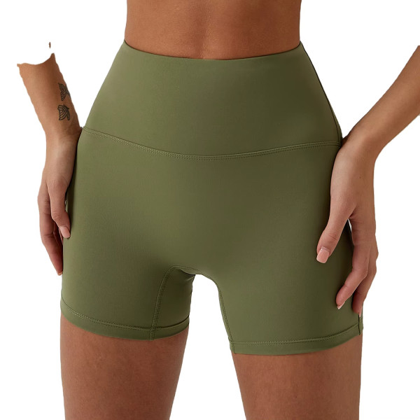 Custom Hip Lifting Yoga Shorts – Soft Stretch Gym Bike Shorts for Women’s Fitness & Training