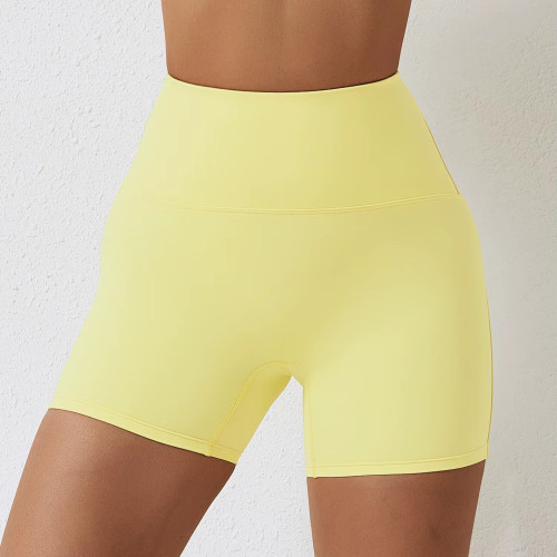 Custom Hip Lifting Yoga Shorts – Soft Stretch Gym Bike Shorts for Women’s Fitness & Training