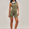 High Quality Seamless Ruched Bum Yoga Jumpsuit for Women  –  OEM Gym Workout Fitness Unitard