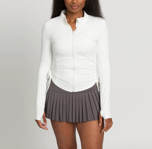 Custom Women’s Zip-Up Fitness Yoga Jacket – Yoga Training Activewear with Pockets
