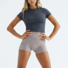 High Quality Slim Custom Women's Crop Top – OEM Short Active T-Shirt for Fitness & Training