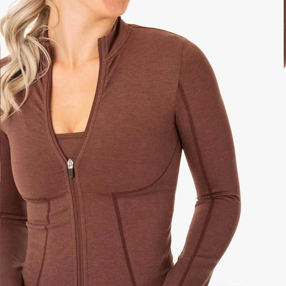 Zip-Up Fitness Yoga Jacket
