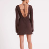 Women’s Flare Sleeve Active Mini Dress – Casual One-Piece Daily Outfit
