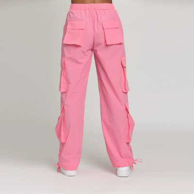 Custom Women’s Wide Leg Cargo Pants – Streetwear Multi-Pocket Trousers